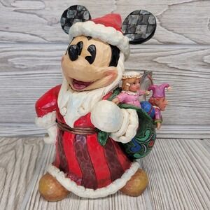 Jim Shore Disney Toys To The‎ World Mickey Mouse Santa Traditions Figure 4027922